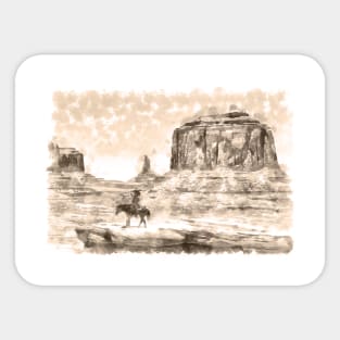 Alone in The Wild West, Gold Rush Sticker